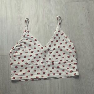 Brandy Melville Strawberry Top